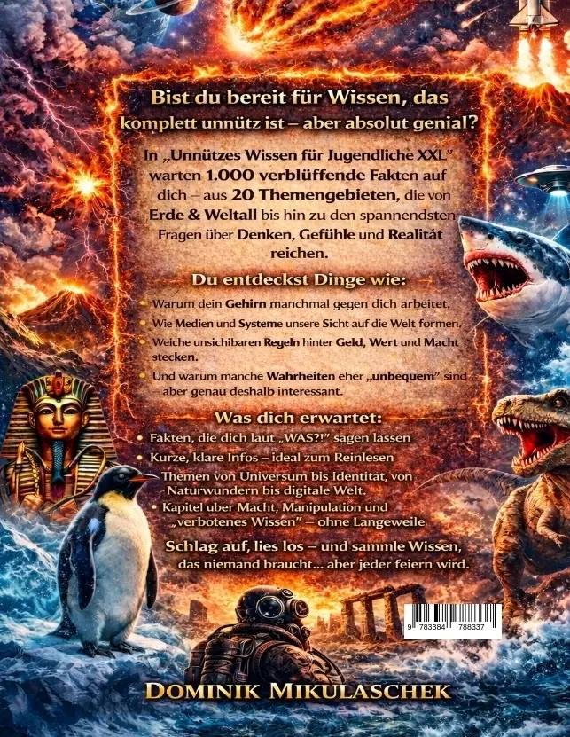 Bild: 9783384788337 | Unnützes Wissen für Jugendliche XXL | Dominik Mikulaschek | Buch