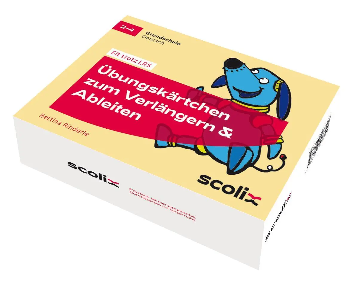 Cover: 9783403108337 | Übungskärtchen zum Verlängern und Ableiten | Bettina Rinderle | Box