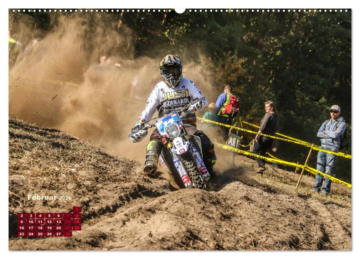 Bild: 9783457668337 | Enduro Mit Speed durch`s Gelände (Wandkalender 2026 DIN A2 quer),...