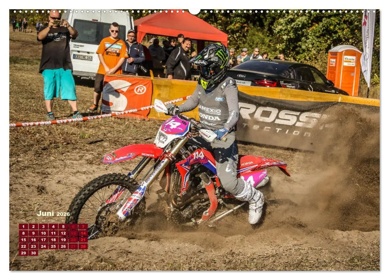 Bild: 9783457668337 | Enduro Mit Speed durch`s Gelände (Wandkalender 2026 DIN A2 quer),...