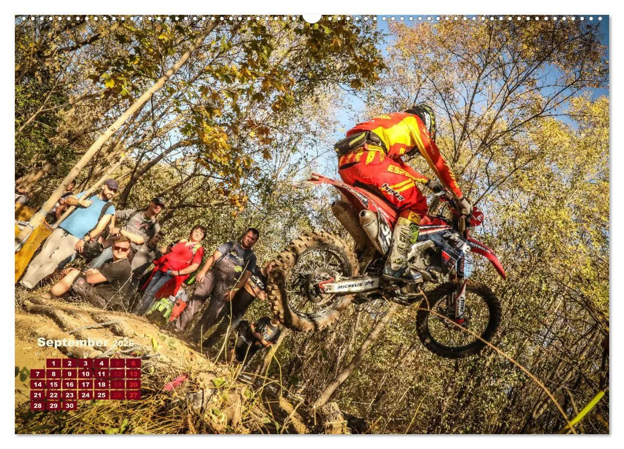 Bild: 9783457668337 | Enduro Mit Speed durch`s Gelände (Wandkalender 2026 DIN A2 quer),...