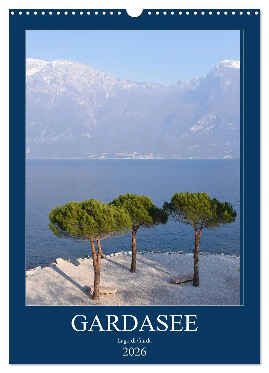Cover: 9783516378337 | Eine zauberhafte Reise um den Gardasee (Wandkalender 2026 DIN A3...