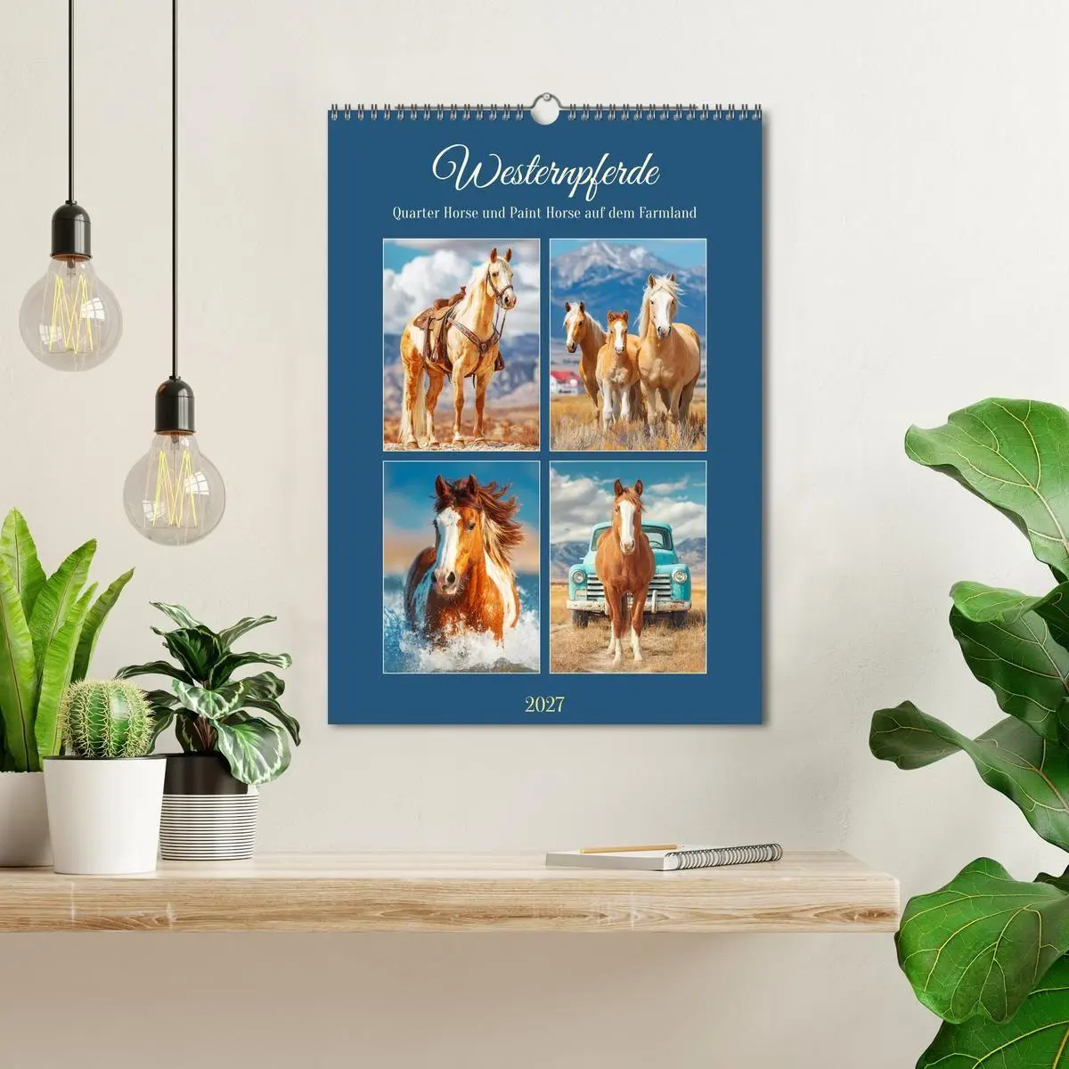 Bild: 9783516758337 | Westernpferde. Quarter Horse und Paint Horse auf dem Farmland...