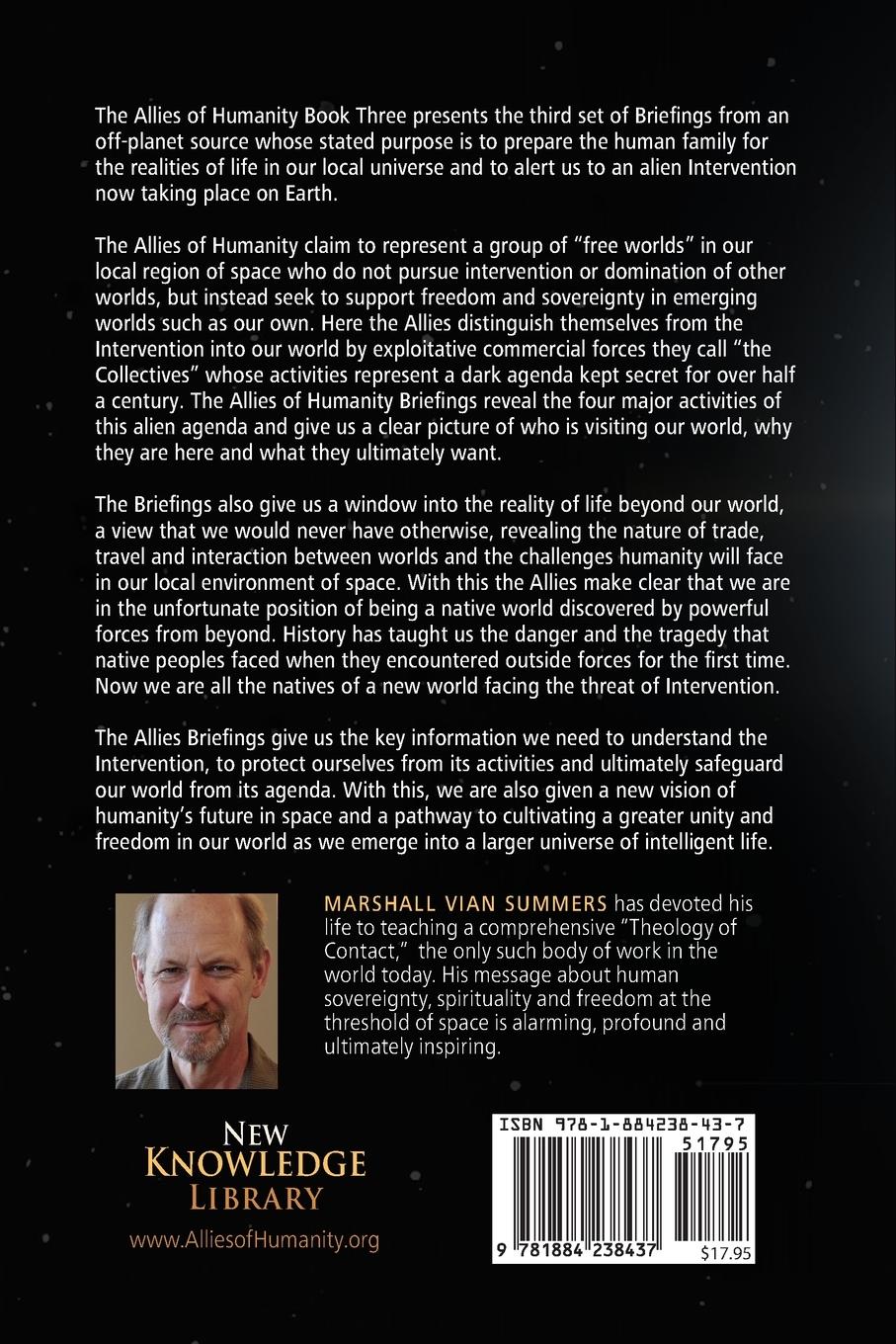 Rückseite: 9781884238437 | The Allies of Humanity Book Three | A Message to Earth | Taschenbuch