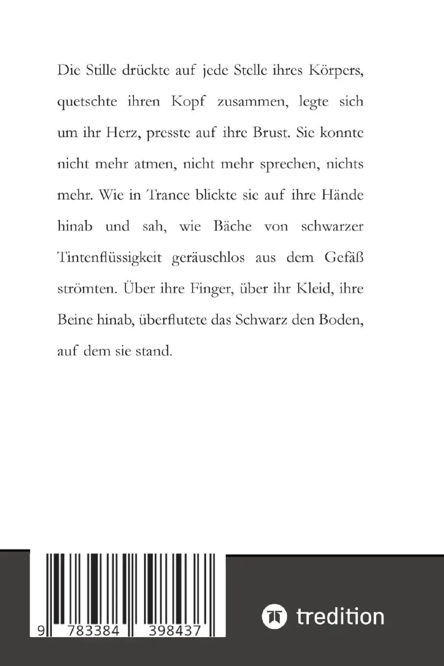 Rückseite: 9783384398437 | Tintensee | Die graue Wohnung | Anna Nave | Taschenbuch | Tintensee