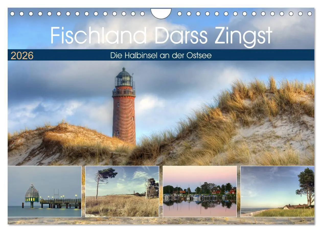 Cover: 9783516128437 | Fischland Darß Zingst - Die Halbinsel an der Ostsee (Wandkalender...