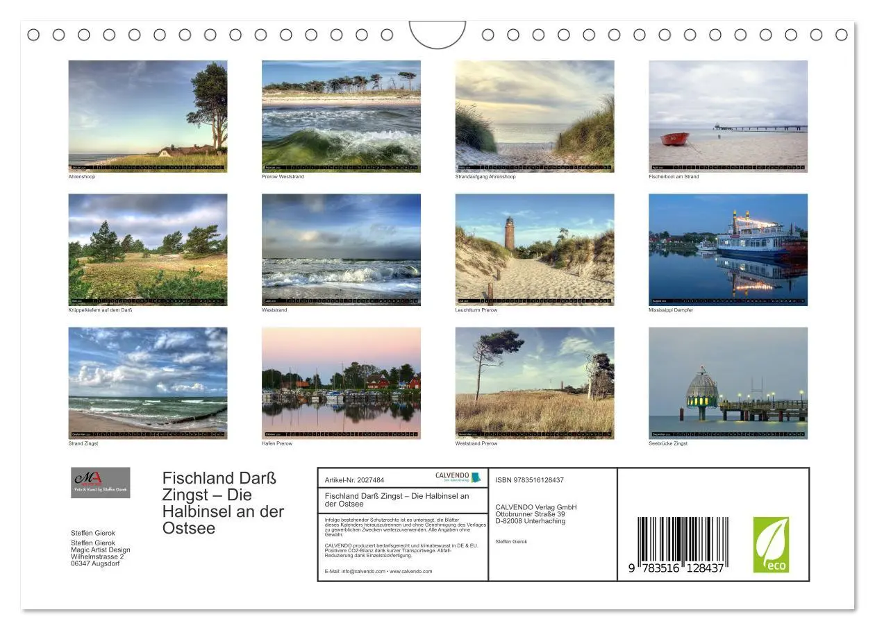 Bild: 9783516128437 | Fischland Darß Zingst - Die Halbinsel an der Ostsee (Wandkalender...