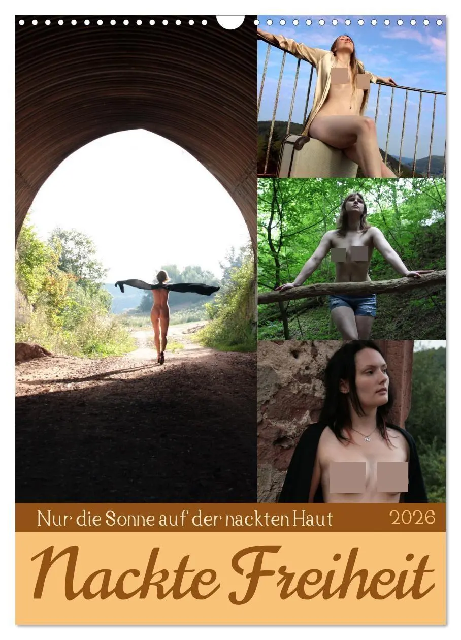 Cover: 9783516298437 | Nackte Freiheit (Wandkalender 2026 DIN A3 hoch), CALVENDO...