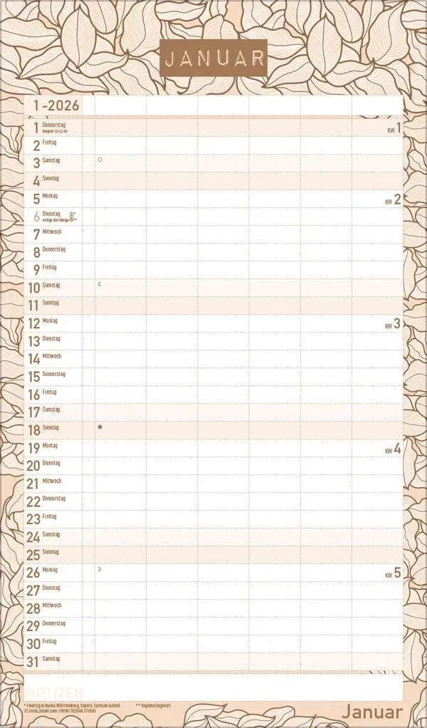 Bild: 9783731888437 | Premium Familienplaner Pläne schmieden 2026 | Verlag Korsch | Kalender