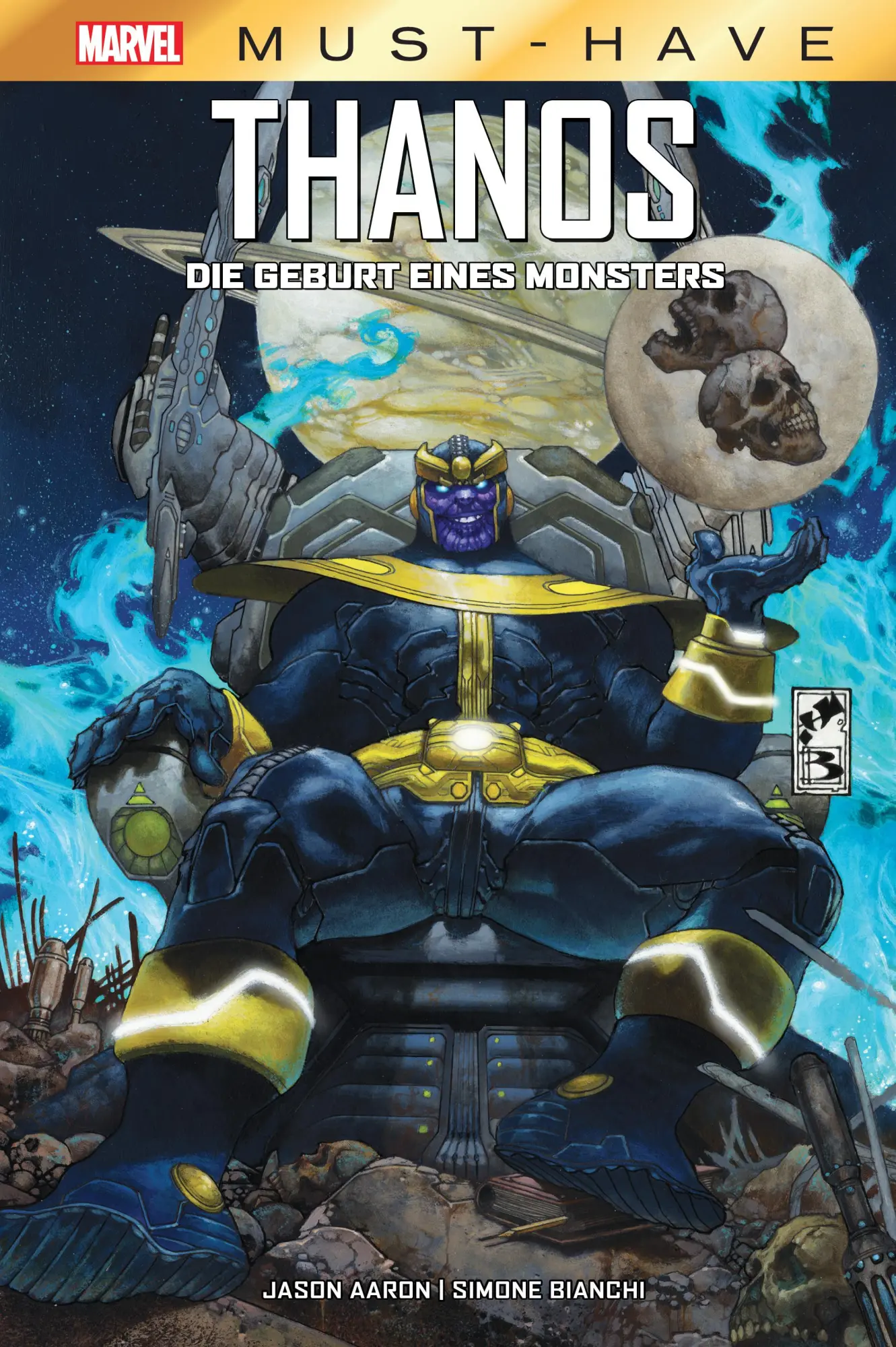 Cover: 9783741618437 | Marvel Must-Have: Thanos - Die Geburt eines Monsters | Aaron (u. a.)