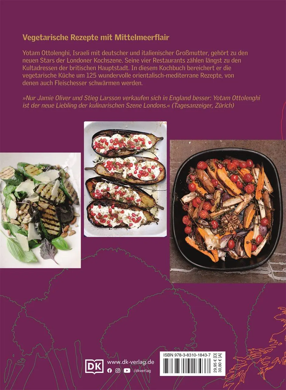 Rückseite: 9783831018437 | Genussvoll vegetarisch | mediterran - orientalisch - raffiniert | Buch