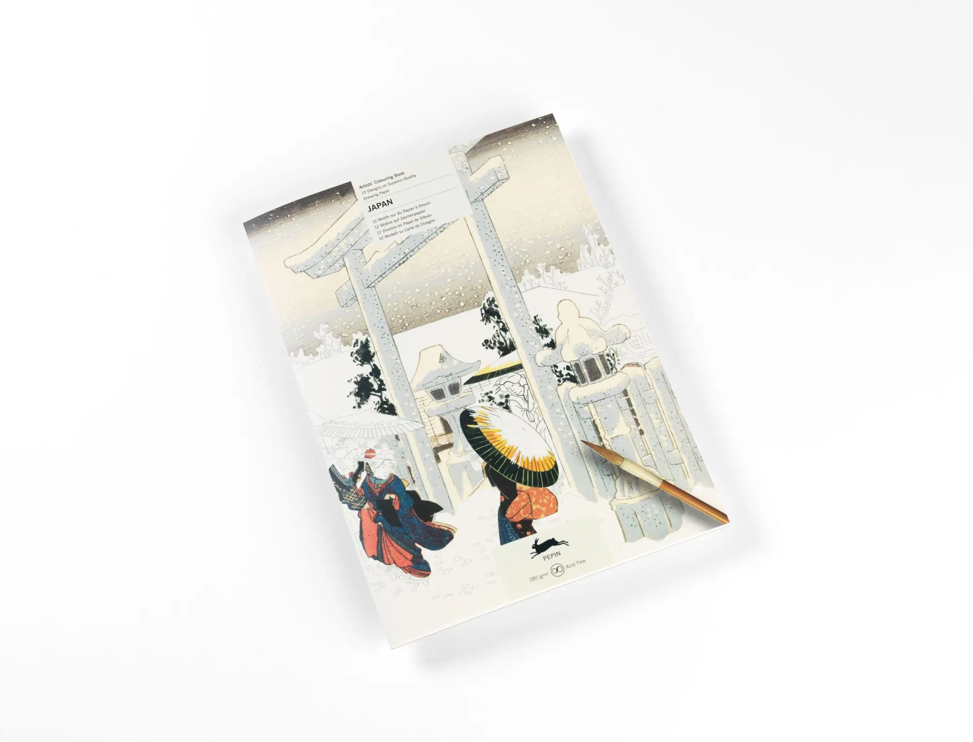 Cover: 9789460098437 | Japan (new edition) | Artists' Colouring Book | Pepin Van Roojen