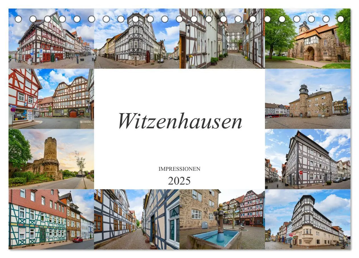 Cover: 9783435008537 | Witzenhausen Impressionen (Tischkalender 2025 DIN A5 quer),...