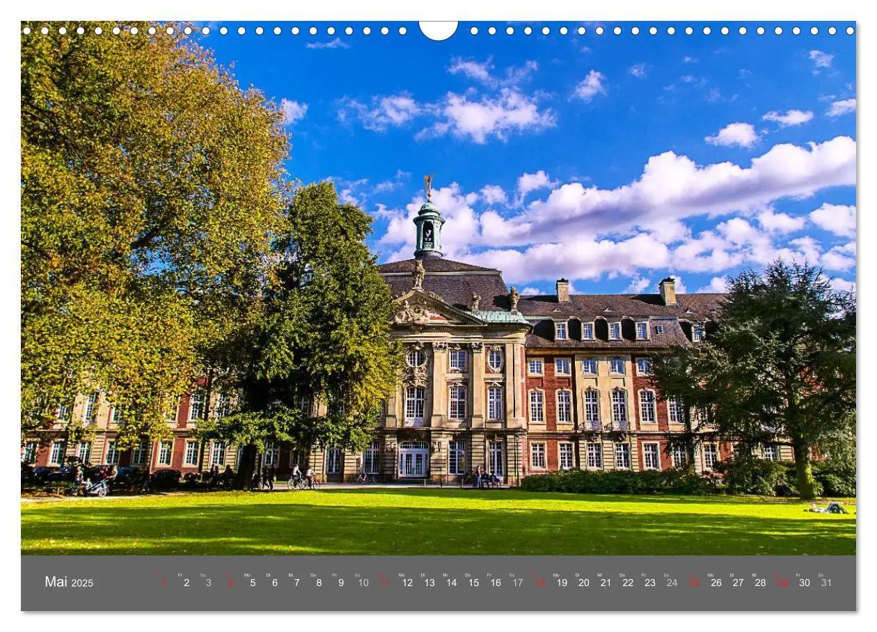 Bild: 9783435558537 | Leuchtendes Münster 2025 - die Metropole Westfalens (Wandkalender...