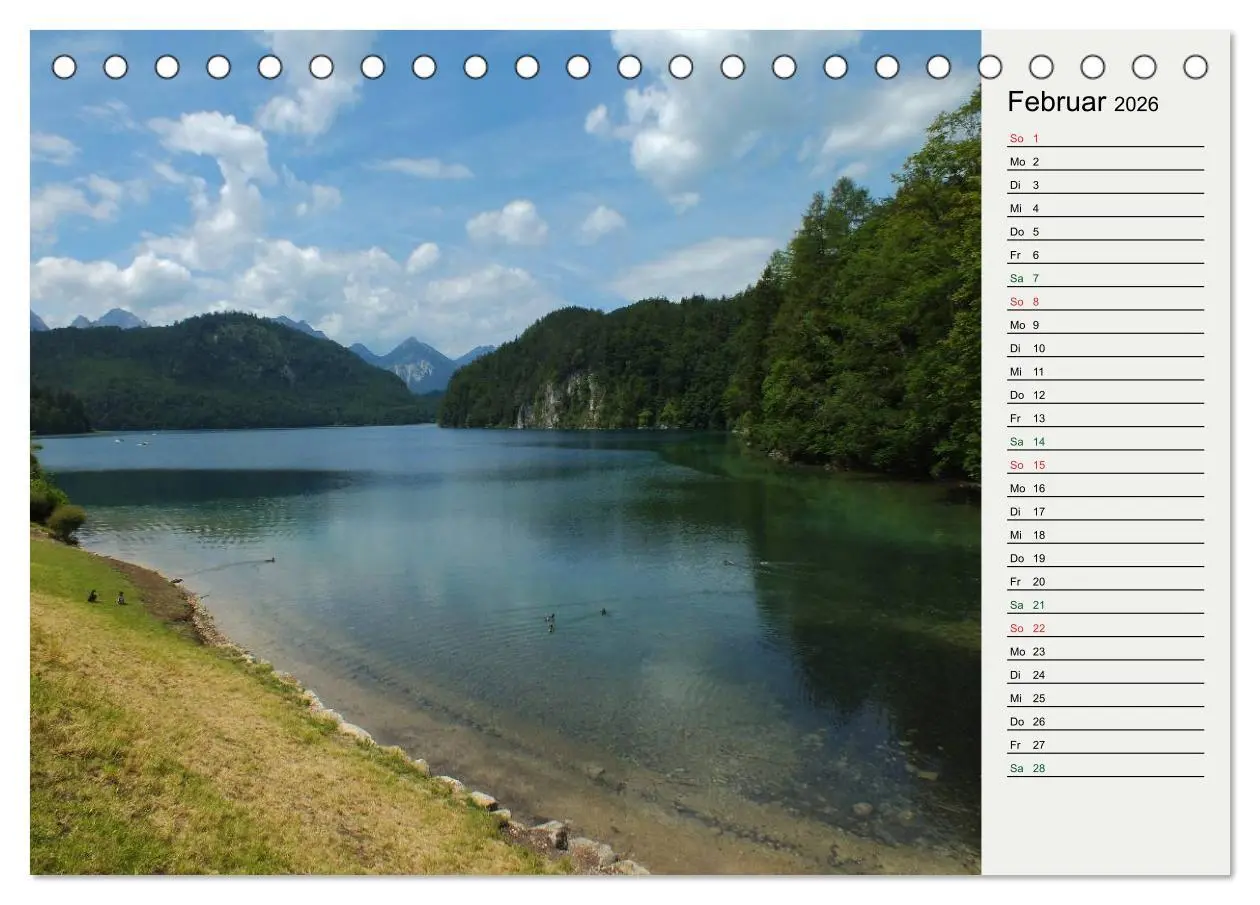 Bild: 9783516118537 | Schwangauer Momente (Tischkalender 2026 DIN A5 quer), CALVENDO...