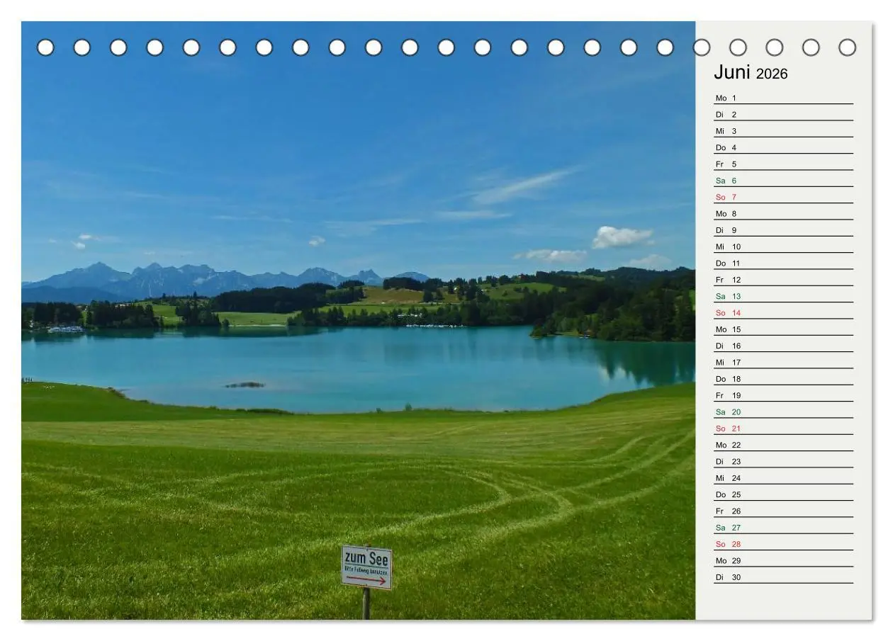 Bild: 9783516118537 | Schwangauer Momente (Tischkalender 2026 DIN A5 quer), CALVENDO...