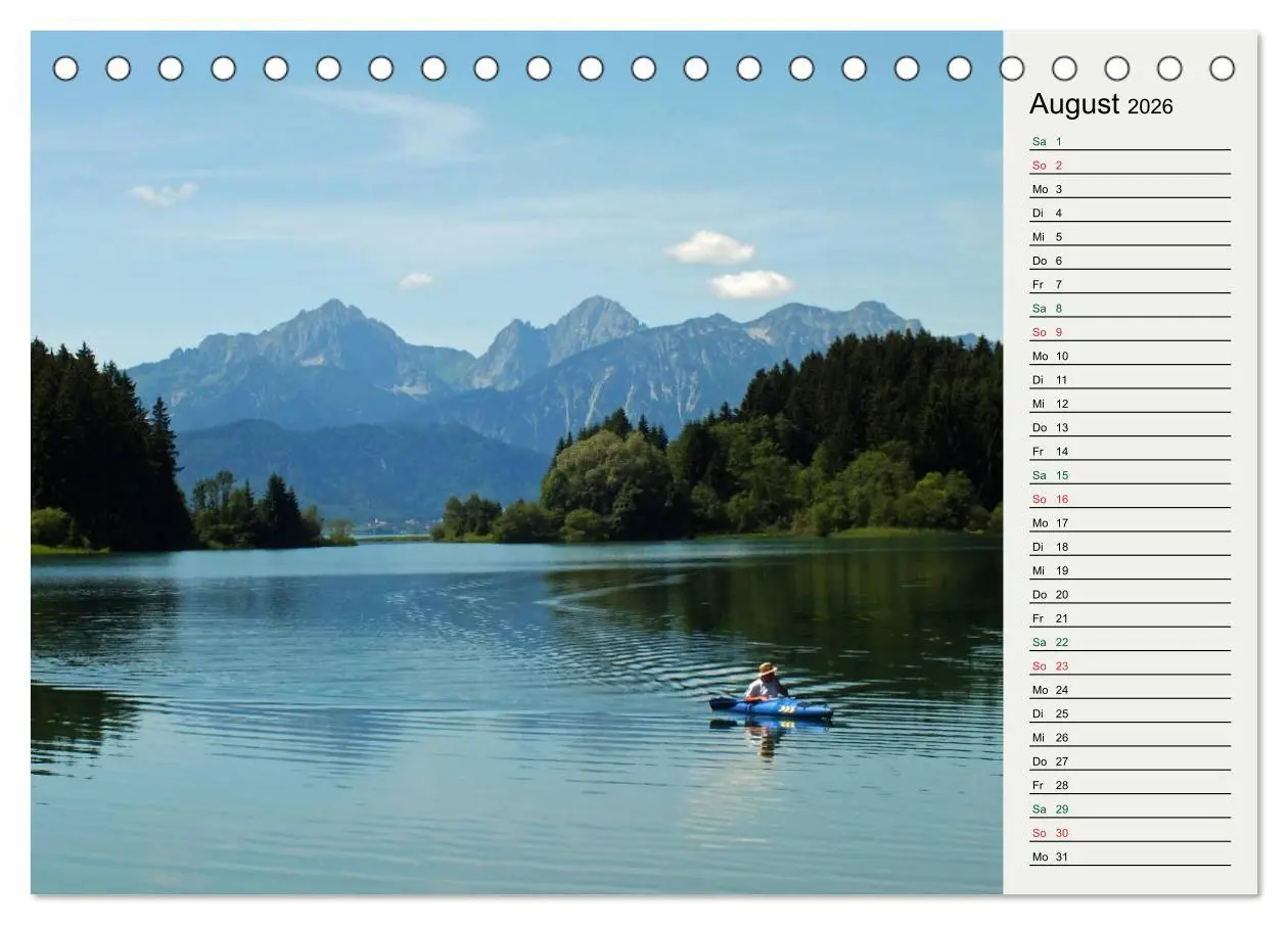 Bild: 9783516118537 | Schwangauer Momente (Tischkalender 2026 DIN A5 quer), CALVENDO...
