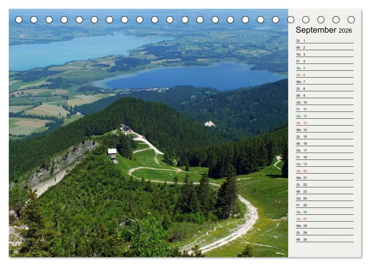 Bild: 9783516118537 | Schwangauer Momente (Tischkalender 2026 DIN A5 quer), CALVENDO...