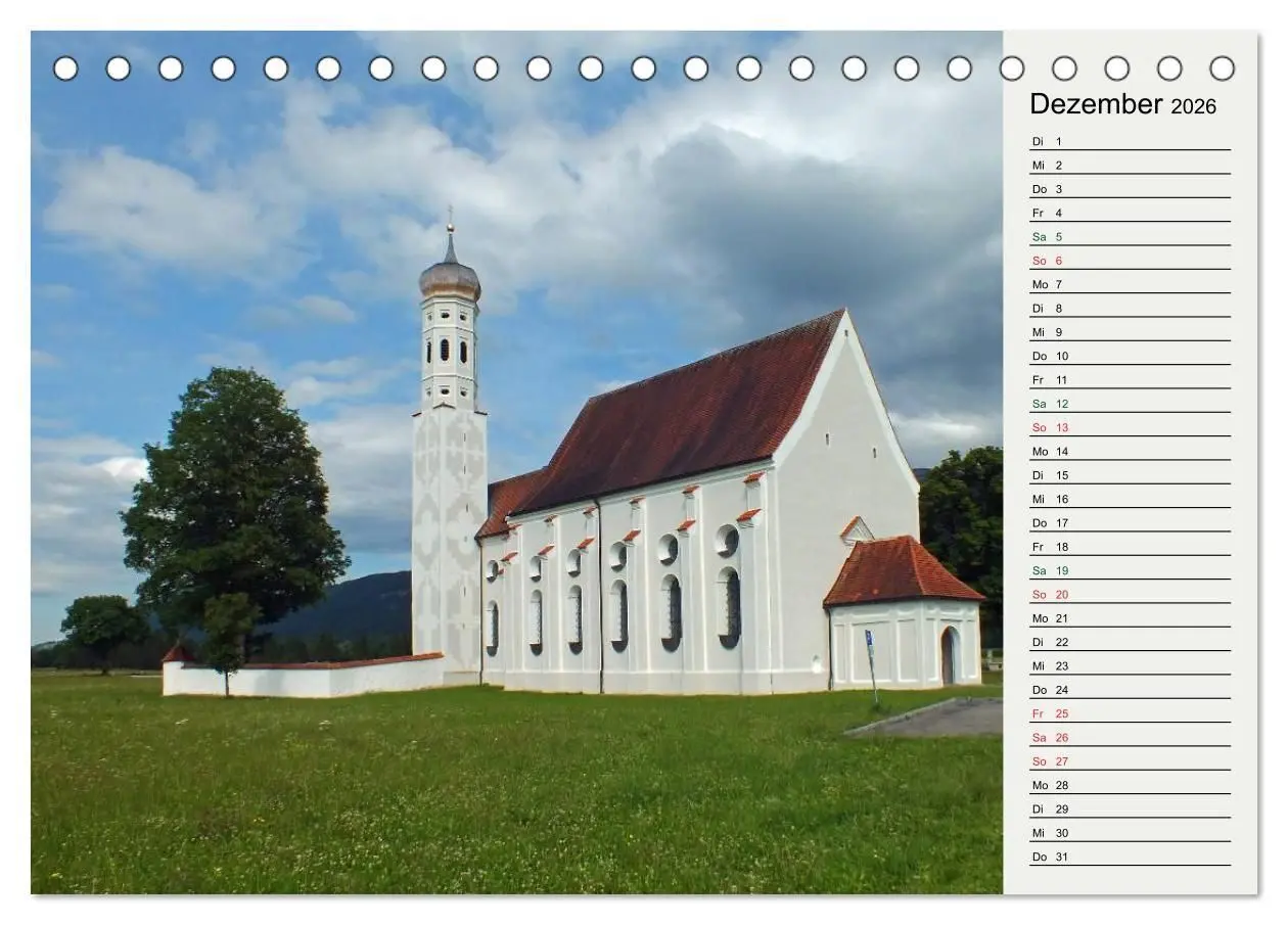 Bild: 9783516118537 | Schwangauer Momente (Tischkalender 2026 DIN A5 quer), CALVENDO...