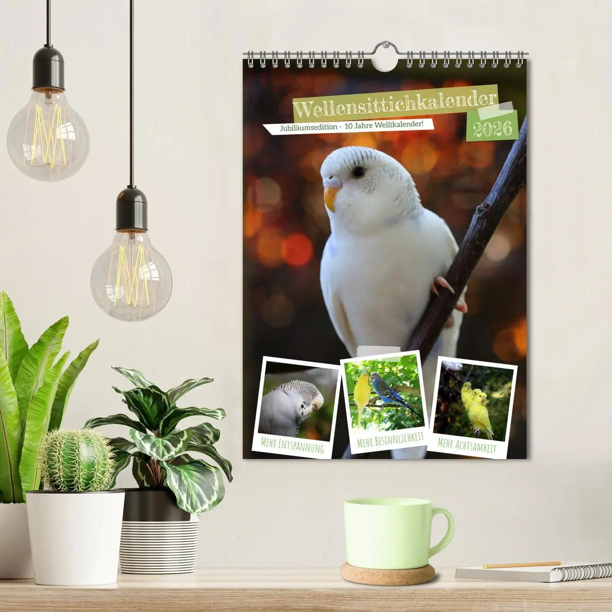 Bild: 9783516358537 | Wellensittichkalender Jubiläumsedition - 10 Jahre...