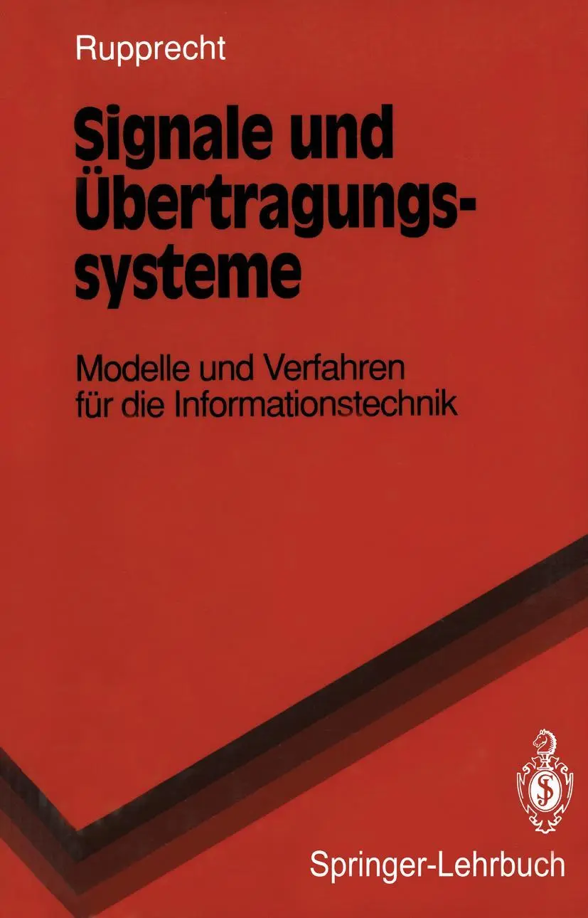 Cover: 9783540568537 | Signale und Übertragungssysteme | Werner Rupprecht | Taschenbuch | xi