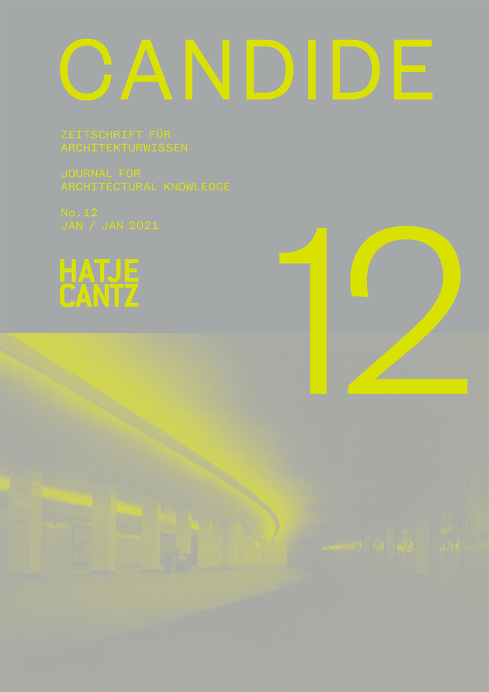 Cover: 9783775748537 | Candide. Journal for Architectural Knowledge | No. 12 | Sowa (u. a.)