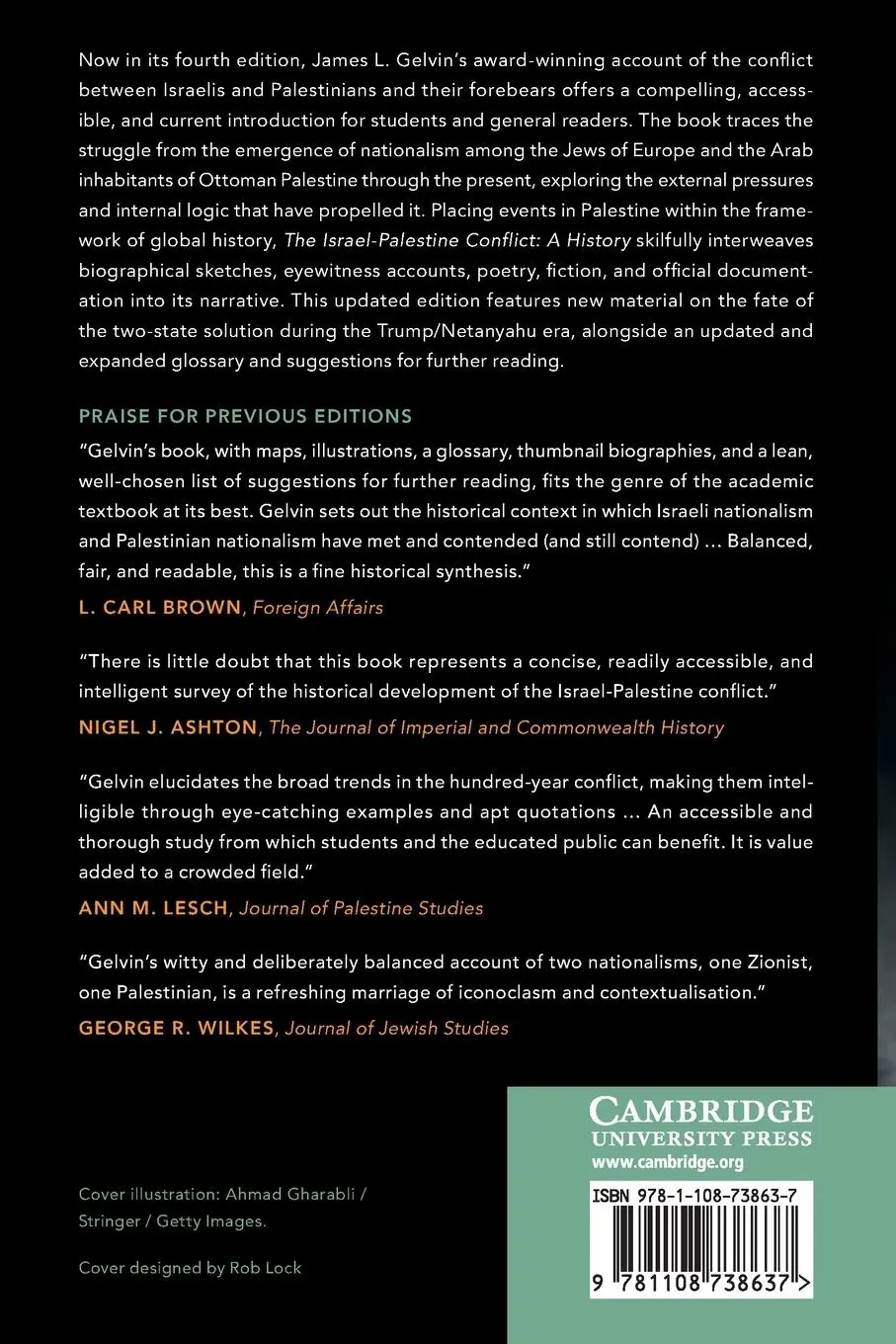Rückseite: 9781108738637 | The Israel-Palestine Conflict | James L. Gelvin | Taschenbuch | 2021