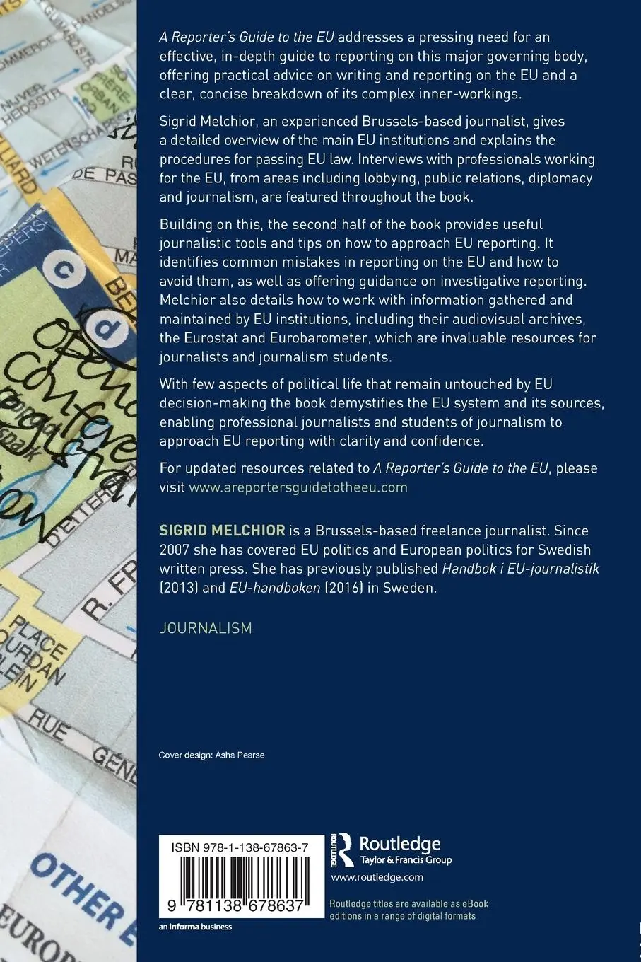 Rückseite: 9781138678637 | A Reporter's Guide to the EU | Sigrid Melchior | Taschenbuch | 2017