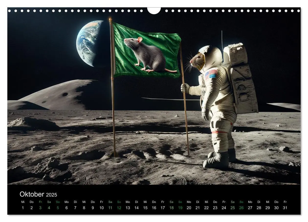 Bild: 9783383768637 | Abenteuerliche Ratten (Wandkalender 2025 DIN A3 quer), CALVENDO...