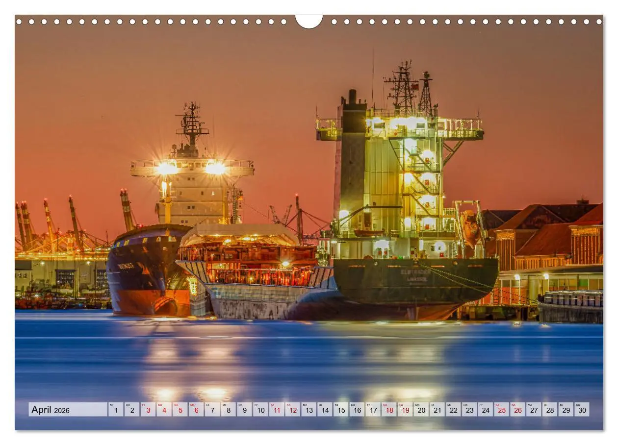 Bild: 9783457638637 | Bremer Hafenromantik (Wandkalender 2026 DIN A3 quer), CALVENDO...