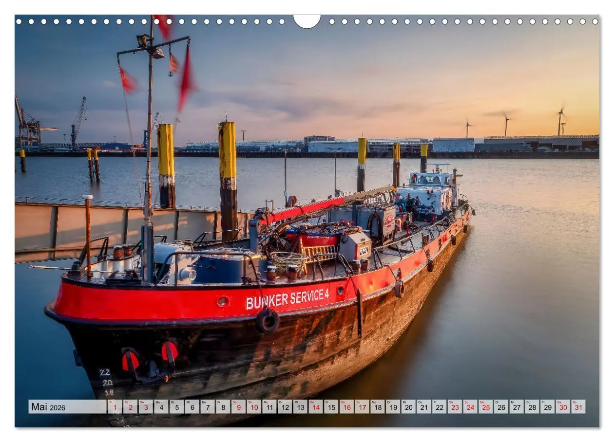 Bild: 9783457638637 | Bremer Hafenromantik (Wandkalender 2026 DIN A3 quer), CALVENDO...