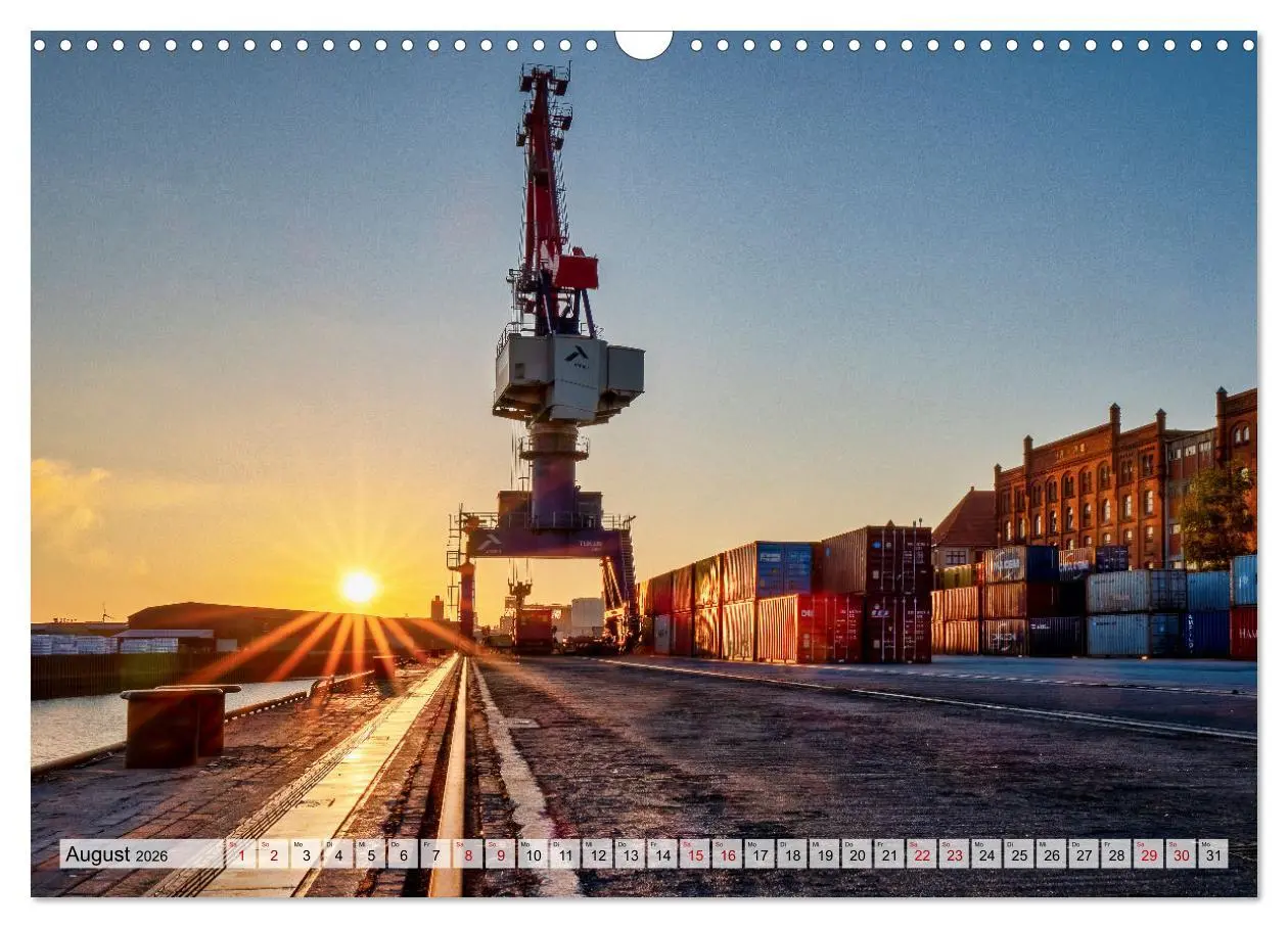 Bild: 9783457638637 | Bremer Hafenromantik (Wandkalender 2026 DIN A3 quer), CALVENDO...