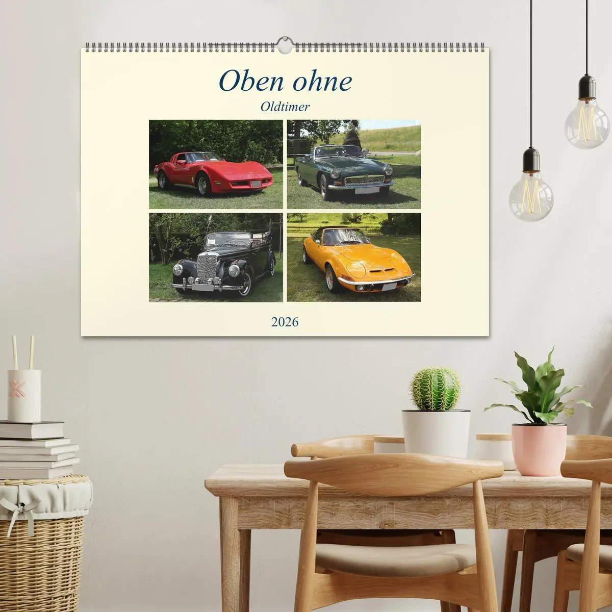 Bild: 9783516038637 | Oben ohne Oldtimer (Wandkalender 2026 DIN A2 quer), CALVENDO...