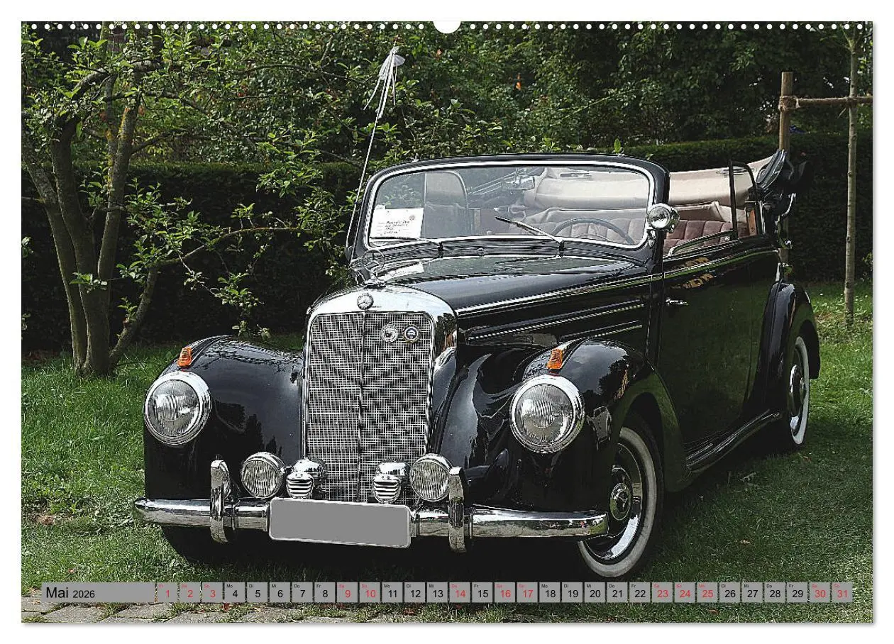 Bild: 9783516038637 | Oben ohne Oldtimer (Wandkalender 2026 DIN A2 quer), CALVENDO...