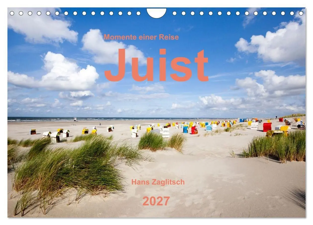 Cover: 9783569508637 | Juist - Momente einer Reise (Wandkalender 2027 DIN A4 quer),...