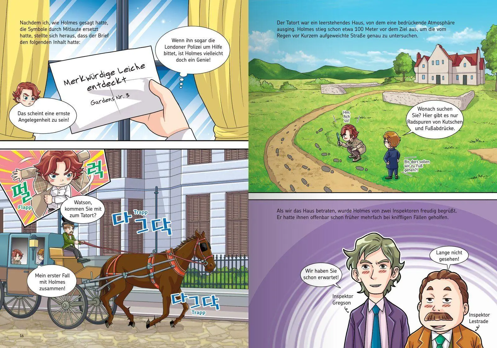 Bild: 9783741528637 | Manhwa für Kids: Sherlock Holmes (Band 1) - Eine Studie in...