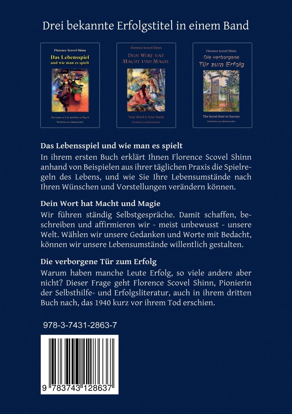 Rückseite: 9783743128637 | Gestalte die Welt mit Deinem Wort | Sammelband (3 in 1) | Shinn | Buch