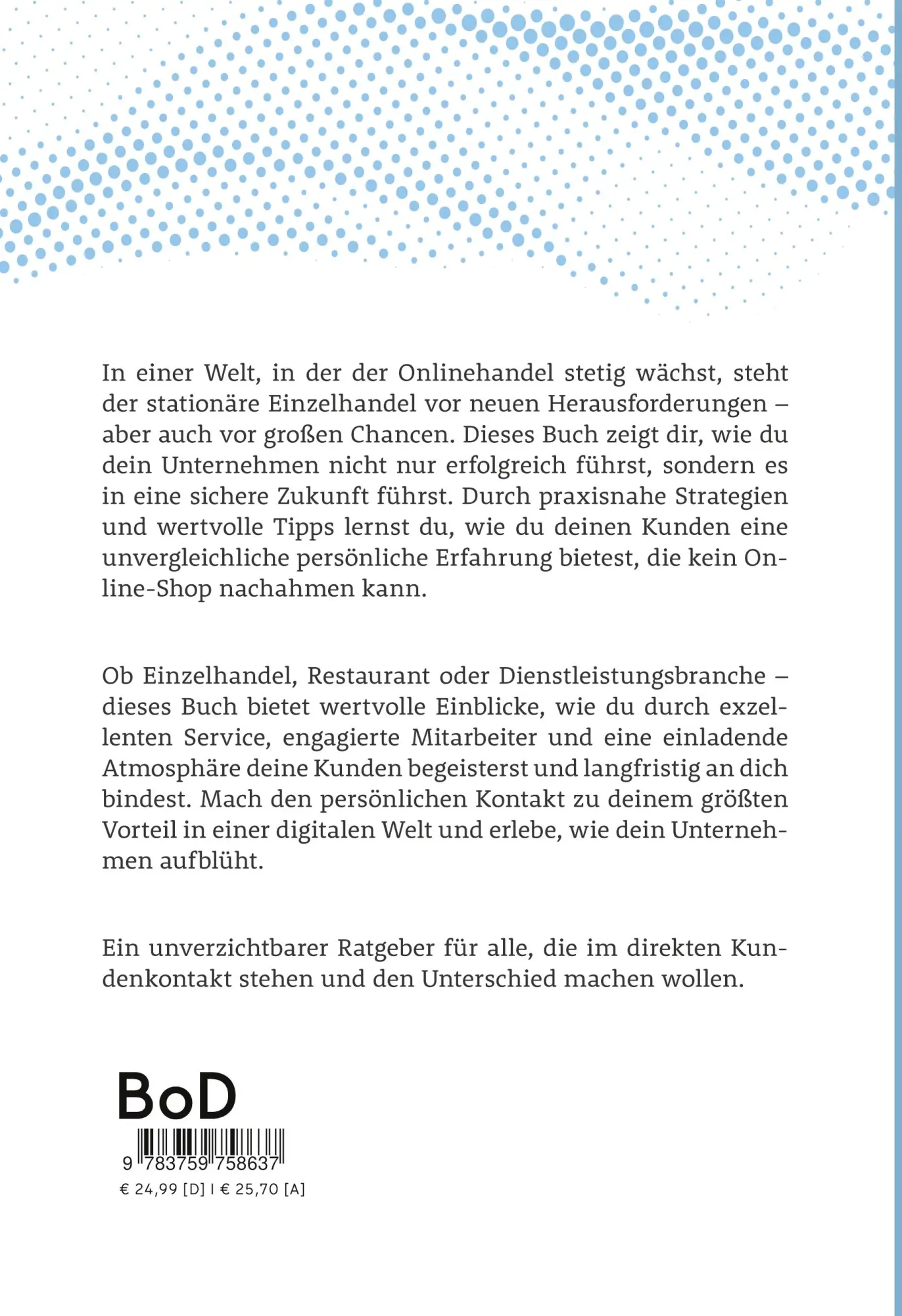 Rückseite: 9783759758637 | Mehr als Verkaufen | Udo Sill | Buch | 260 S. | Deutsch | 2024