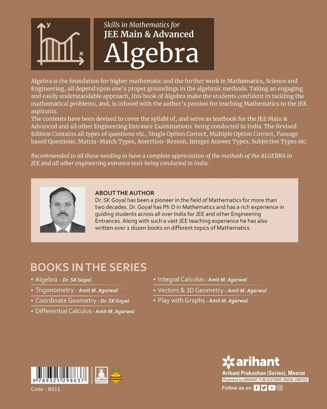 Rückseite: 9789325298637 | Algebra Mathematics | Sk Goyal | Taschenbuch | Englisch | 2021