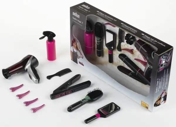 Cover: 4009847058737 | Theo Klein Braun Satin Hair 7 Mega Set | Braun | 5873