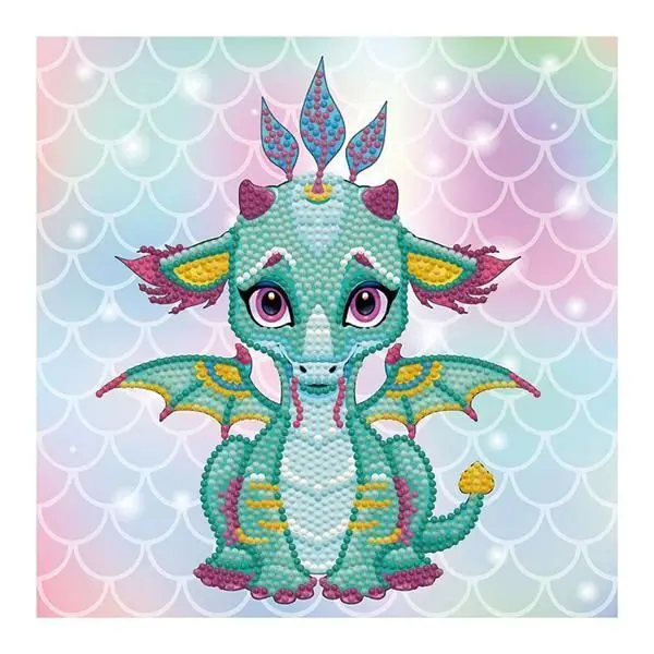 Bild: 4895225918737 | Diamond Dotz Ariel Drachenbaby | Kit (Bastelset) | 2591873 | Deutsch