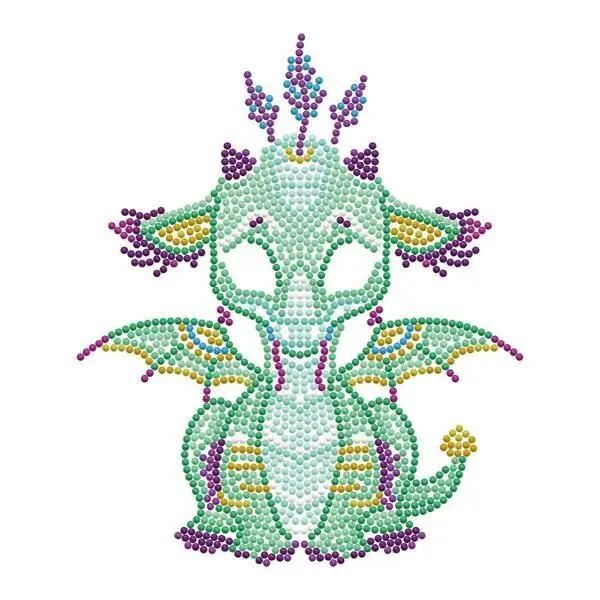 Bild: 4895225918737 | Diamond Dotz Ariel Drachenbaby | Kit (Bastelset) | 2591873 | Deutsch