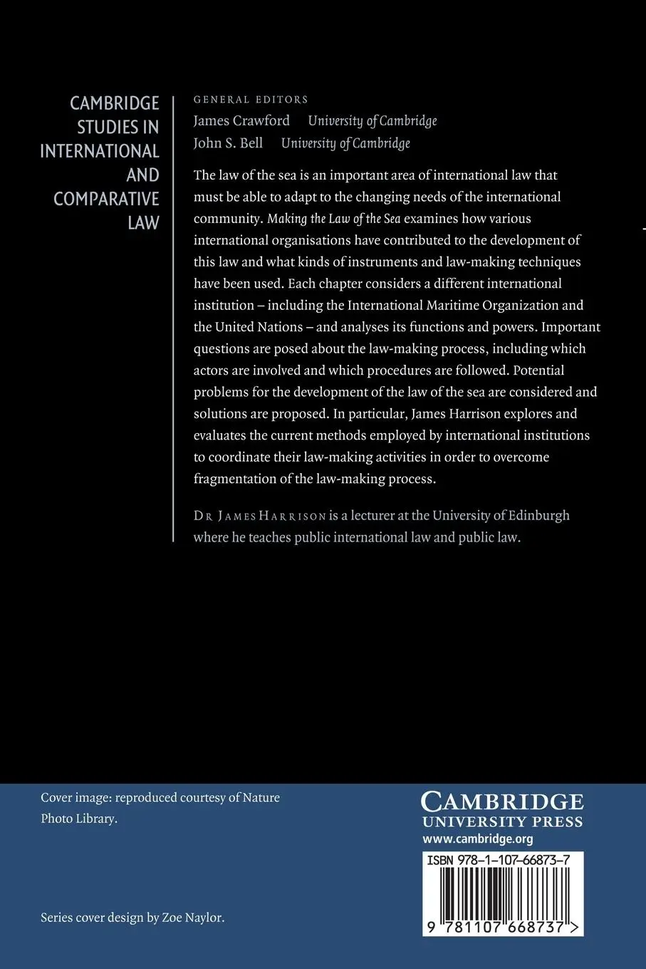 Rückseite: 9781107668737 | Making the Law of the Sea | James Harrison | Taschenbuch | Englisch
