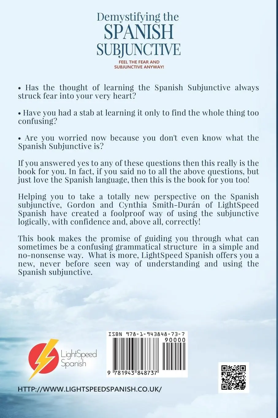 Rückseite: 9781943848737 | Demystifying the Spanish Subjunctive | Gordon Smith-Durán (u. a.)