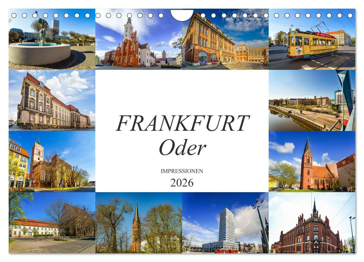 Cover: 9783457798737 | Frankfurt Oder Impressionen (Wandkalender 2026 DIN A4 quer),...