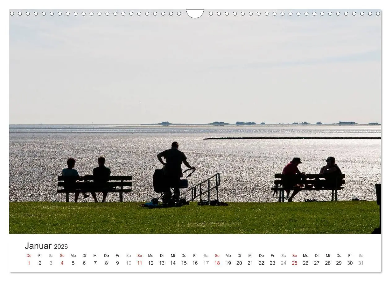 Bild: 9783516028737 | Hallig Hooge - zwischen Himmel und Erde (Wandkalender 2026 DIN A3...