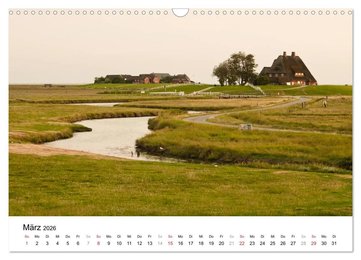 Bild: 9783516028737 | Hallig Hooge - zwischen Himmel und Erde (Wandkalender 2026 DIN A3...