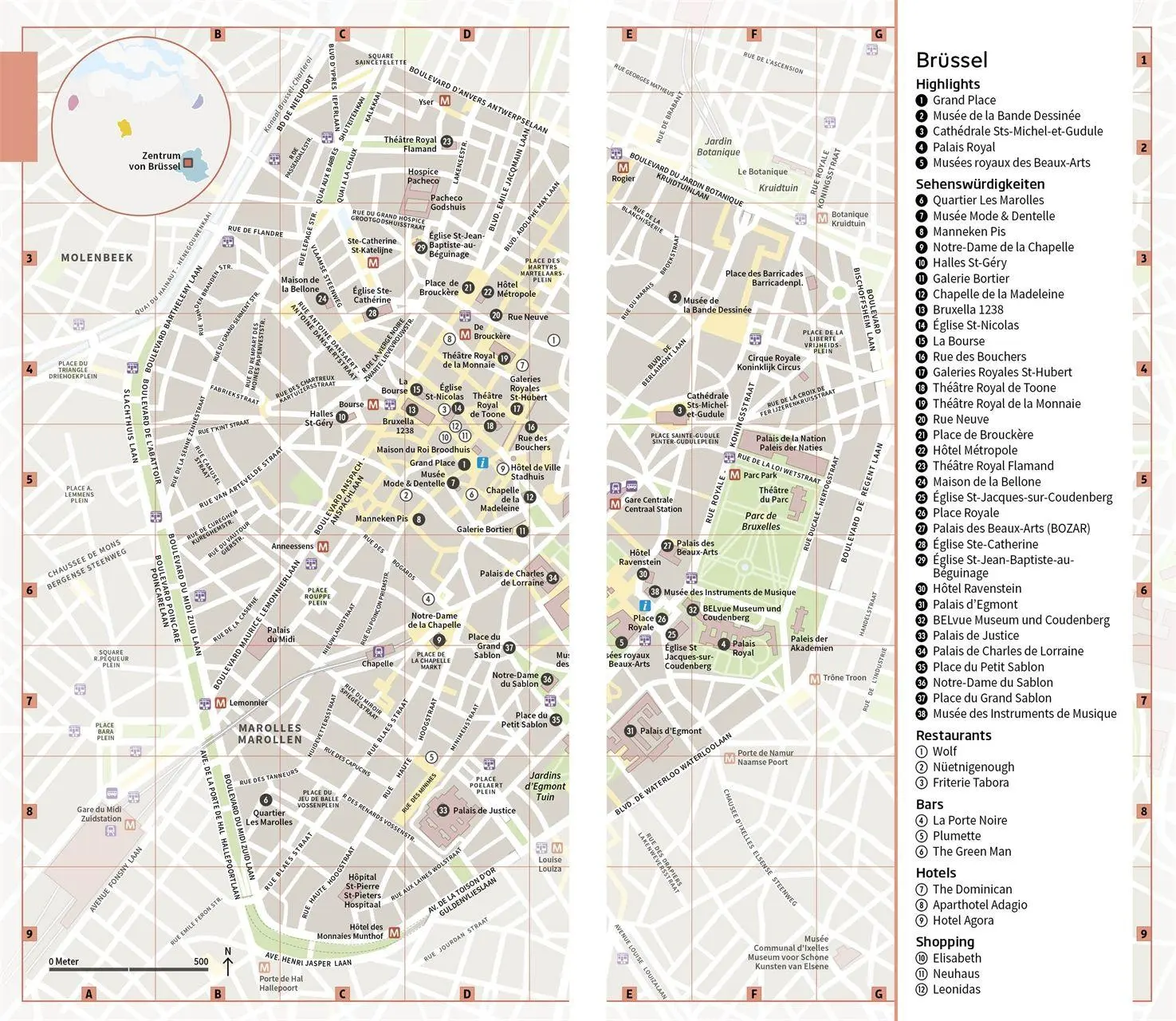 Bild: 9783734208737 | Vis-à-Vis Reiseführer Brüssel, Brügge, Antwerpen und Gent | Reise