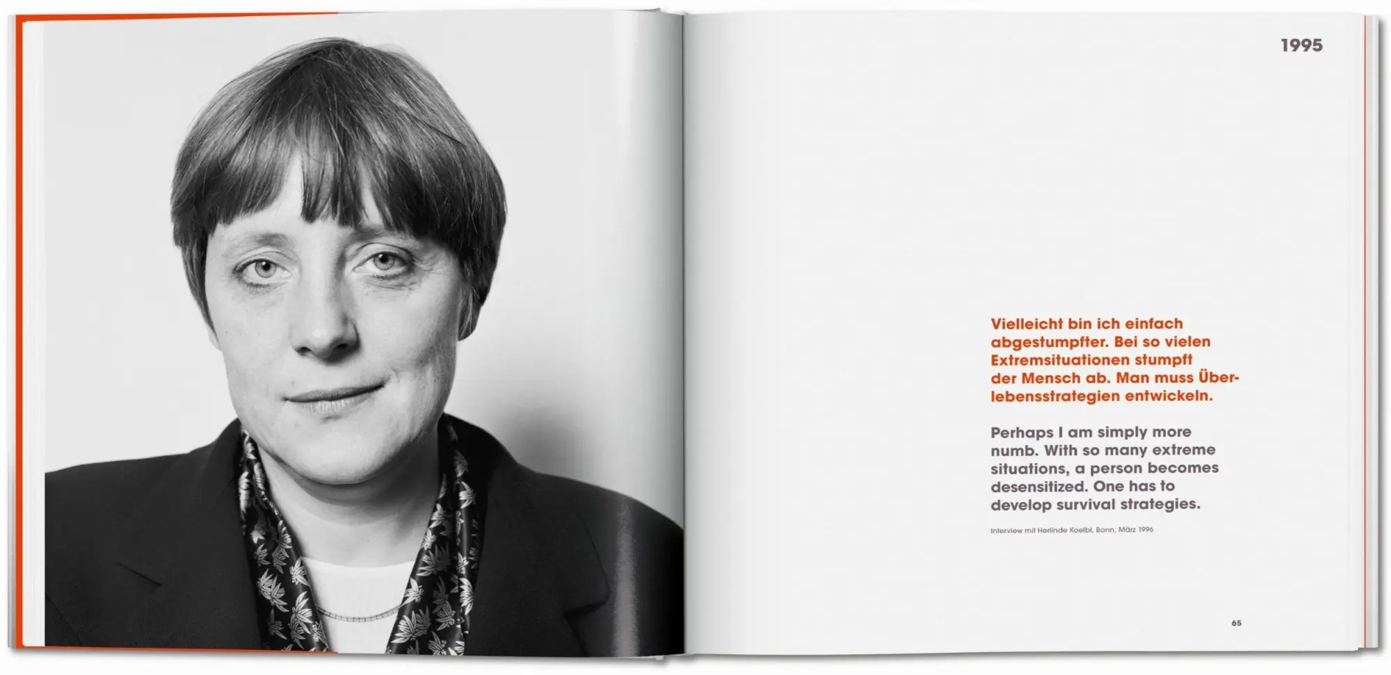 Bild: 9783836588737 | Herlinde Koelbl. Angela Merkel. Portraits 1991-2021 | Herlinde Koelbl