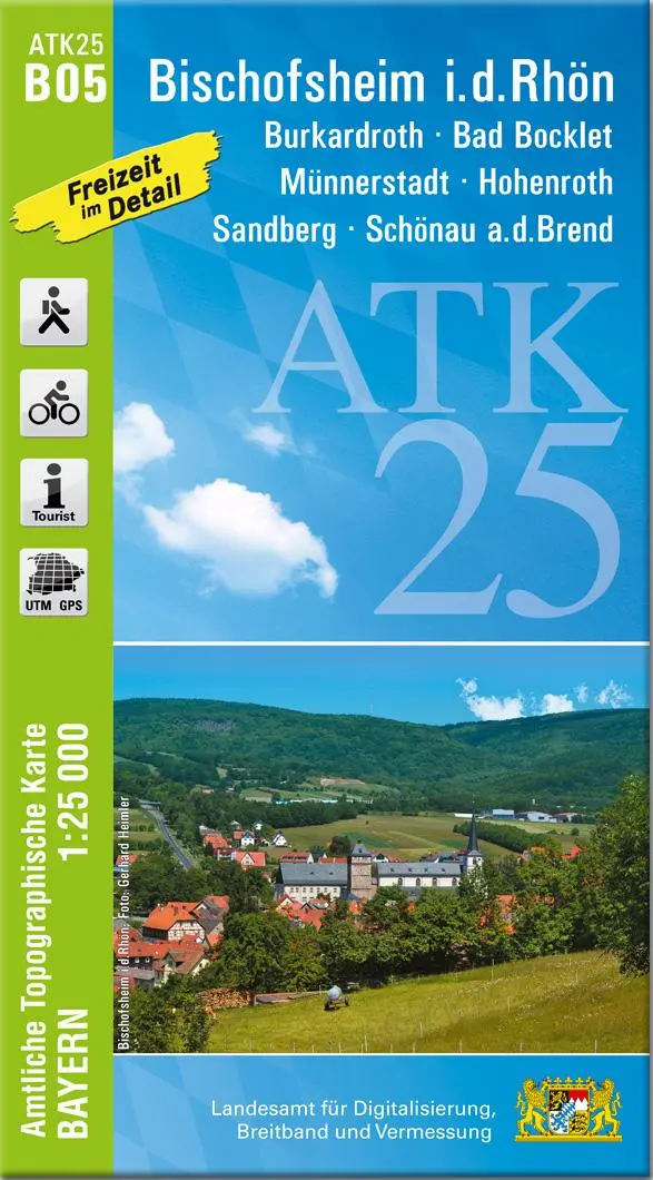 Cover: 9783899338737 | Bischofsheim i.d.Rhön 1:25 000 | Digitalisierung | (Land-)Karte | 2021